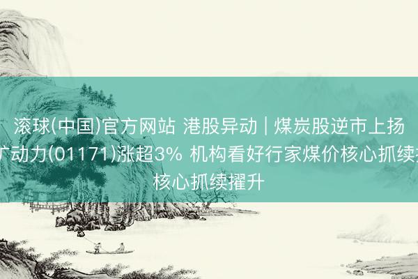 滚球(中国)官方网站 港股异动 | 煤炭股逆市上扬 兖矿动力(01171)涨超3% 机构看好行家煤价核心抓续擢升
